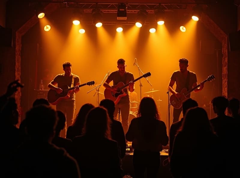 Live band performing at SAWBUCKS